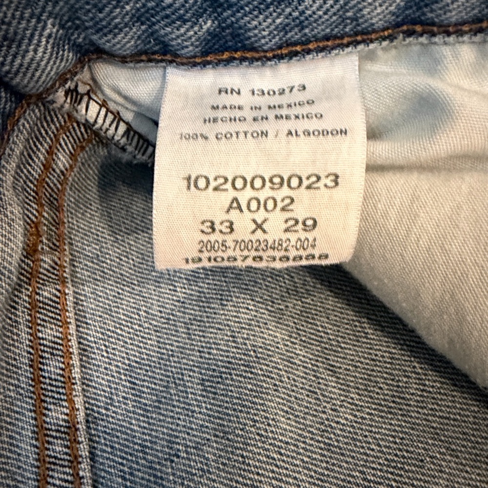 5 Pair Lee & Levi’s Men's Straight Leg Jeans in Blue and Black - Picture 6 of 16